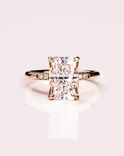 5.00 CT Radiant Cut Moissanite Wedding Ring Mapple Gems